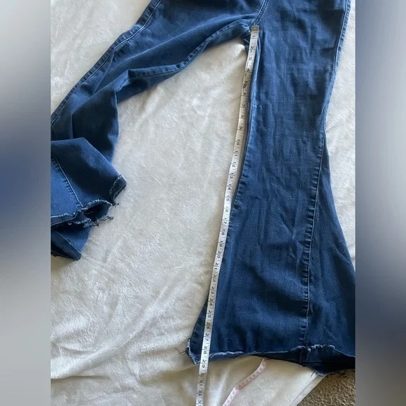 Three Bird Nest Navy Denim Trousers - Picture 6 of 6